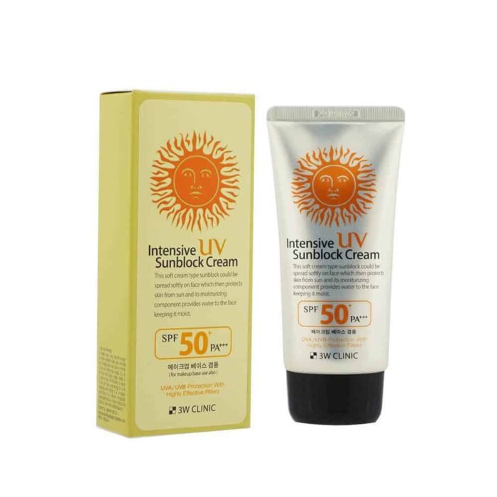 3W Clinic Intensive UV Sunblock Cream