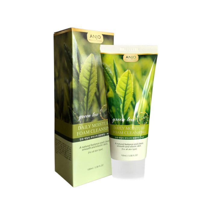 Anjo Green tea daily moisture foam cleansing