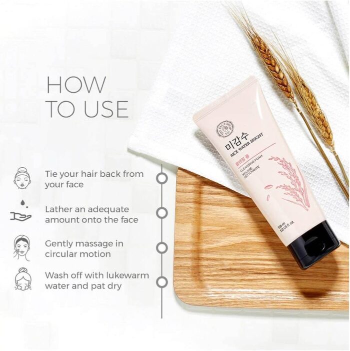 The Face Shop Rice Water Bright Foaming Cleanser