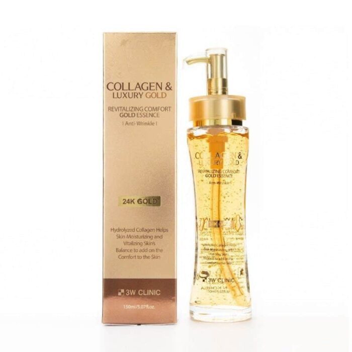 3W Clinic Collagen and Luxury Revitalizing Comfort 24K Gold Essence 2 3W Clinic Collagen and Luxury Revitalizing Comfort 24K Gold Essence