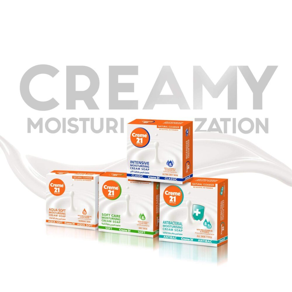 creme 21 antibacterial moisturising cream soap