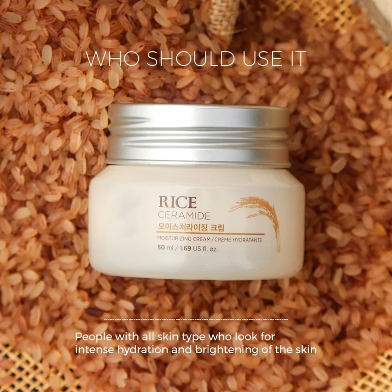 the face shop rice ceramide moisturizing cream