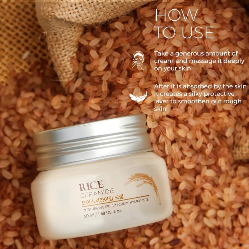 the face shop rice ceramide moisturizing cream