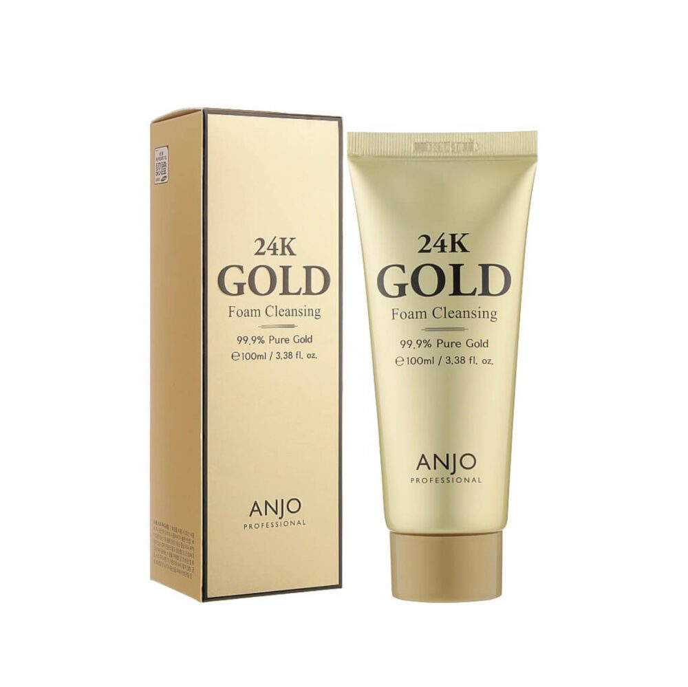 anjo professional 24k gold foam cleanser