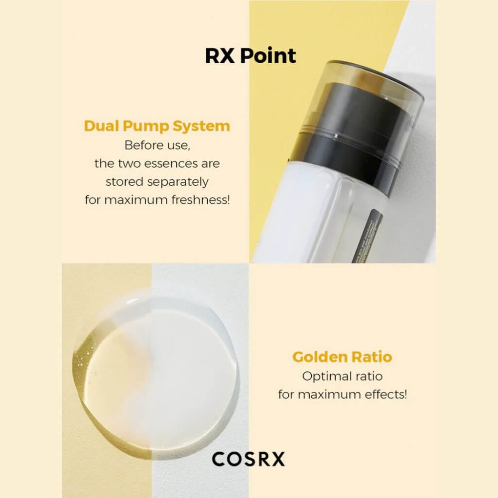 cosrx advanced snail radiance dual essence