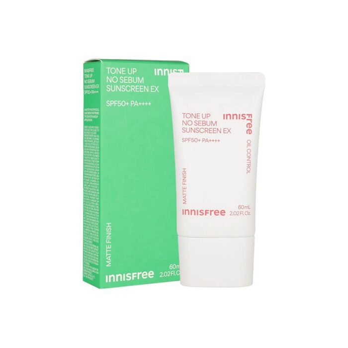 INNISFREE-Tone-Up-No-Sebum-Sunscreen-EX INNISFREE Tone Up No Sebum Sunscreen EX