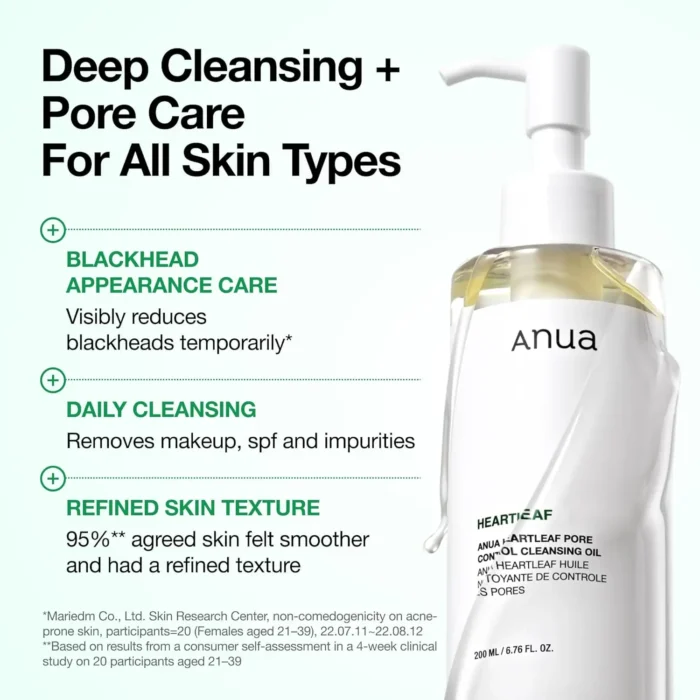 Anua Cleansing Oil Key Benefits Anua Cleansing Oil Key Benefits
