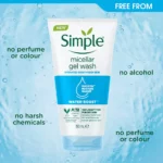 SIMPLE Water Boost Micellar Facial Gel Wash