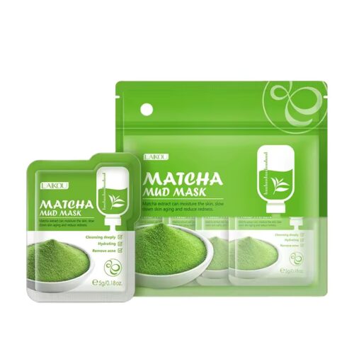 LAIKOU Matcha Mud Mask 12 Pcs