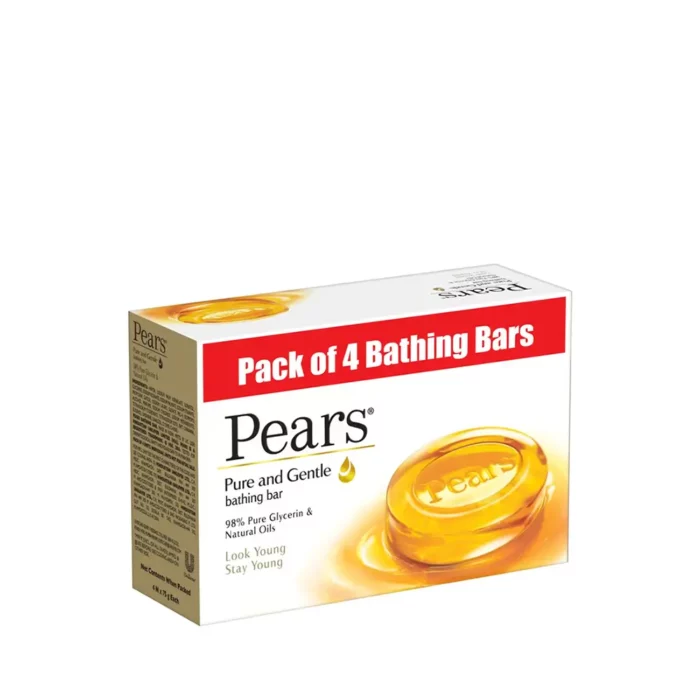 PEARS Pure and Gentle Bathing Bar (Pack of 4)