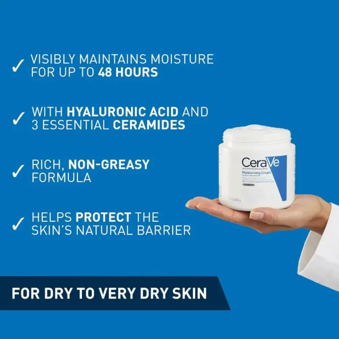 CERAVE Moisturizing Cream For Dry to Very Dry Skin - 340g
