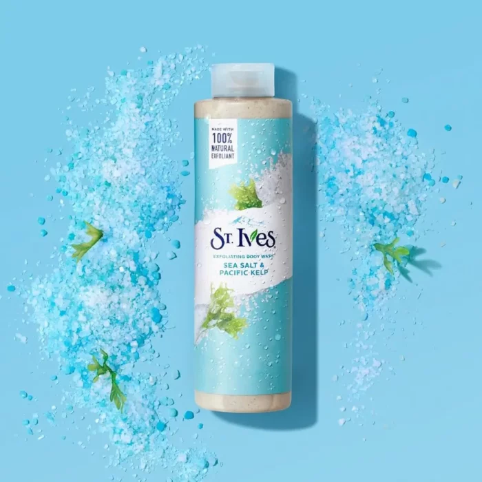 St. Ives Exfoliating Body Wash Sea Salt and Pacific Kelp St. Ives Exfoliating Body Wash Sea Salt and Pacific Kelp