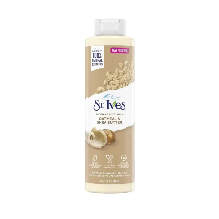 St. Ives Soothing Body Wash Oatmeal & Shea Butter 650ml - USA St. Ives Soothing Body Wash Oatmeal & Shea Butter 650ml - USA