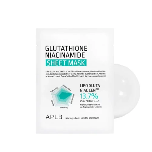 APLB Glutathione Niacinamide Sheet Mask 25ml APLB Glutathione Niacinamide Sheet Mask 25ml