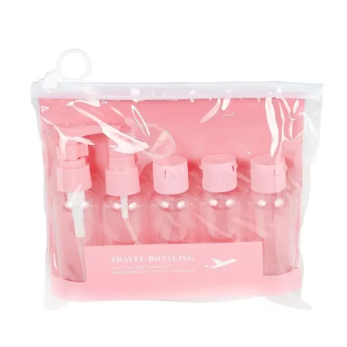 Travel Bottle Set 7 in 1 - Pink