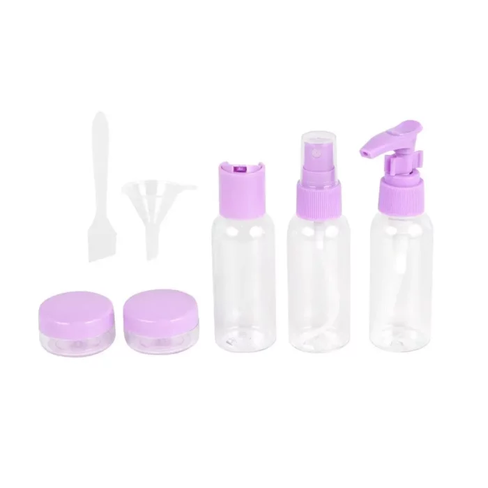 Travel Bottle Set Small 7 in 1 - Purple 2