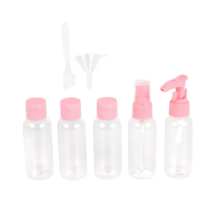 Travel Bottle Set 7 in 1 - Pink