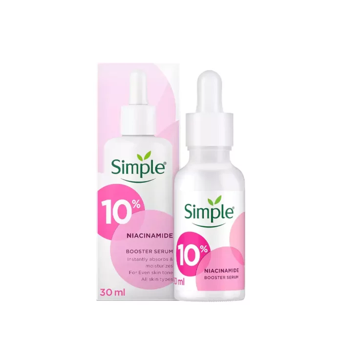 Simple 10% niacinamide booster serum