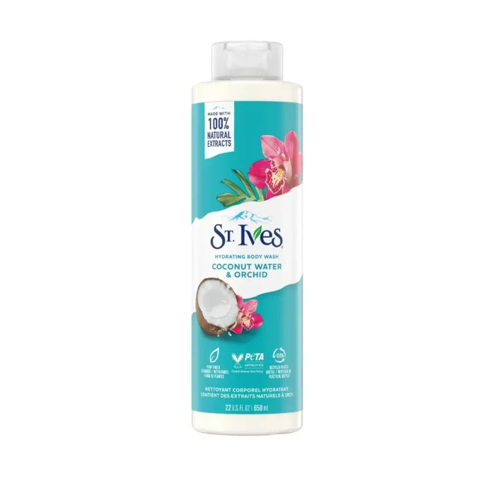 St. Ives Coconut Water and Orchid Hydrating Body Wash 650ml - USA
