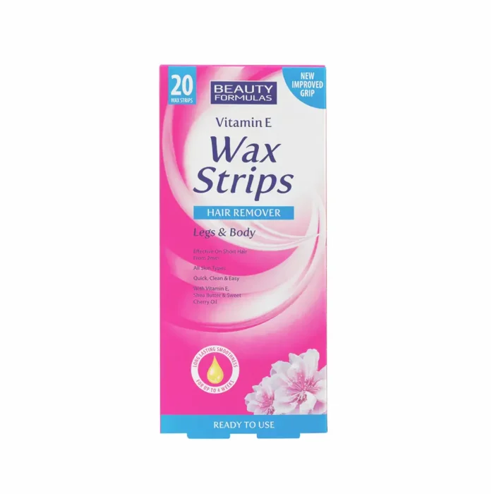 BEAUTY FORMULAS Vitamin E Wax Strips Hair Remover