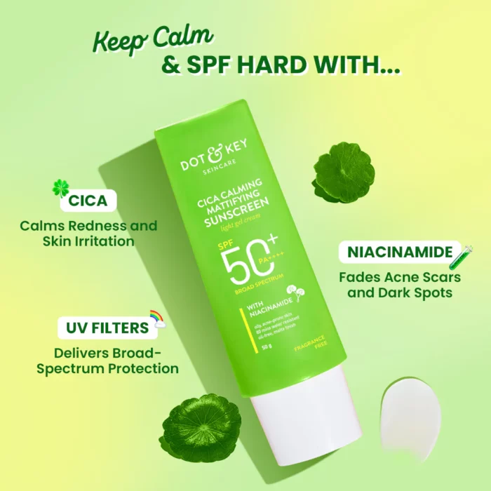 Dot & Key Cica Calming Mattifying Sunscreen - 80g