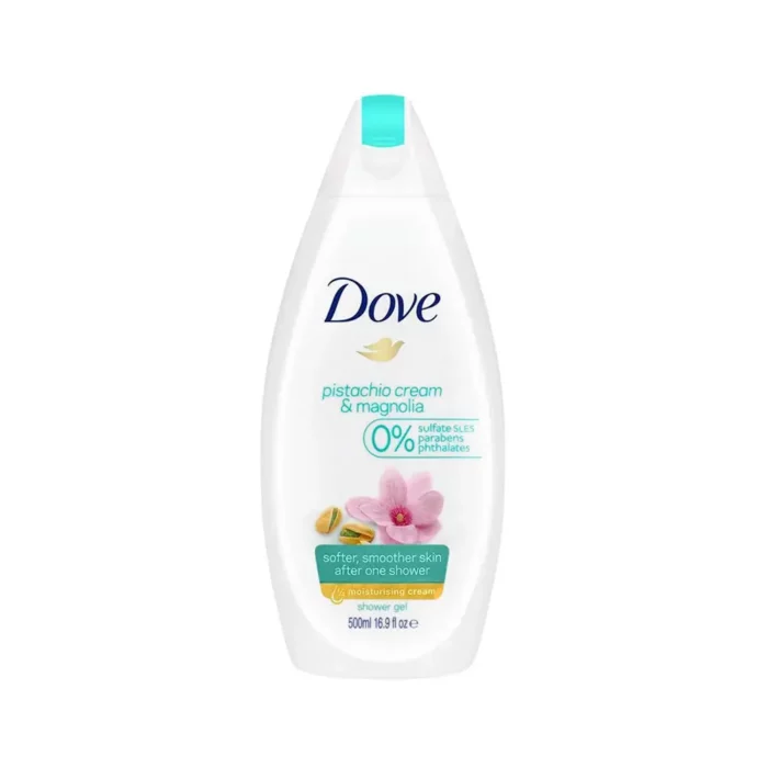 Dove Pistachio Cream and Magnolia Calming Shower Gel 500ml Dove Pistachio Cream and Magnolia Calming Shower Gel 500ml