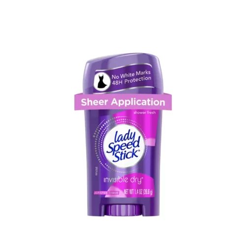 Lady Speed Stick Invisible Dry Antiperspirant And Deodorant, Shower Fresh 39.6g Lady Speed Stick Invisible Dry Antiperspirant And Deodorant, Shower Fresh 39.6g