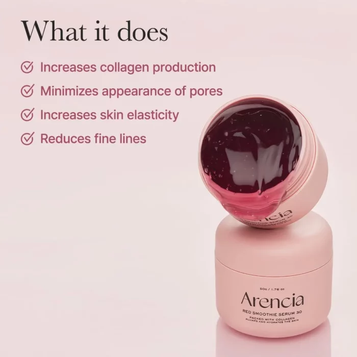 Arencia Overnight Red Smoothie Face Mask Serum