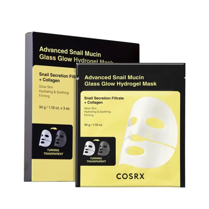 Cosrx Advanced Snail Mucin Glass Glow Hydrogel Mask