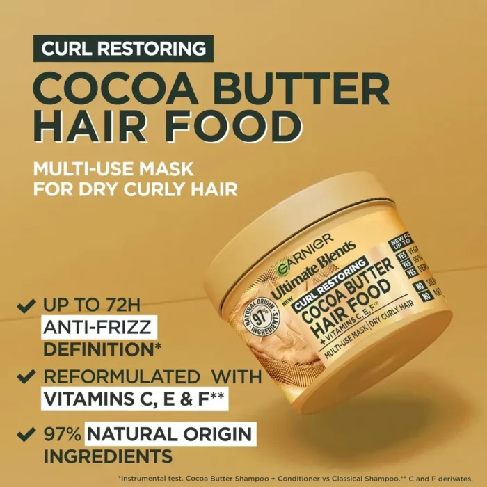 Garnier Hair Food Cocoa Butter Garnier Hair Food Cocoa Butter