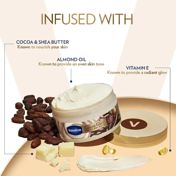 Vaseline Cocoa Glow Whipped Body Butter Price
