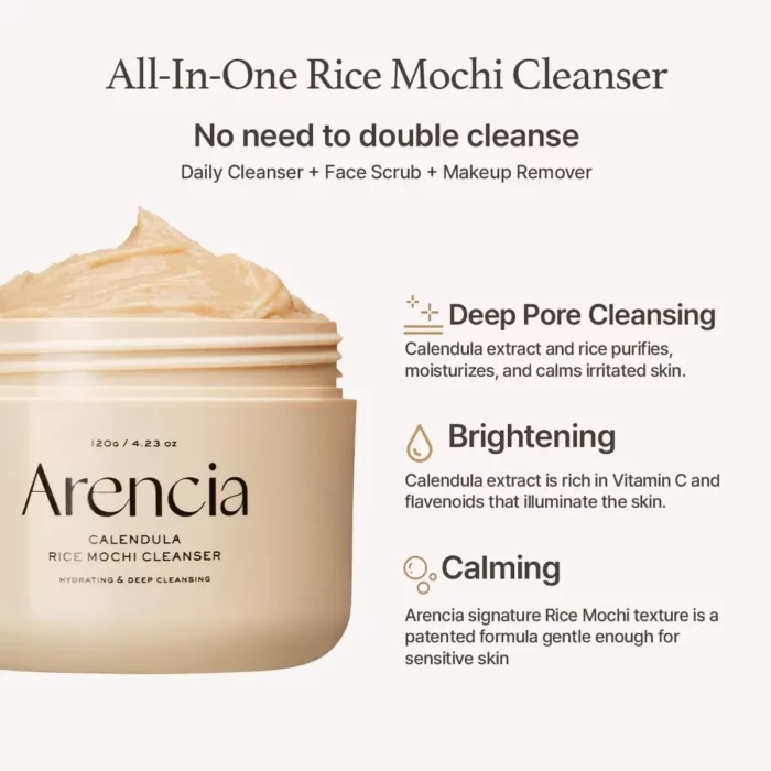 Arencia Fresh Calendula Mochi Cleanser
