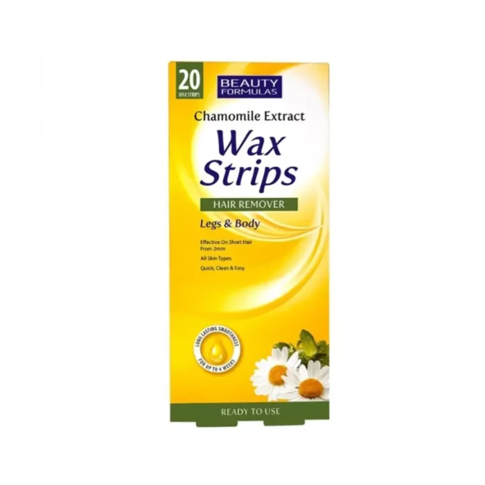 Beauty Formulas Chamomile Wax Strips Beauty Formulas Chamomile Wax Strips