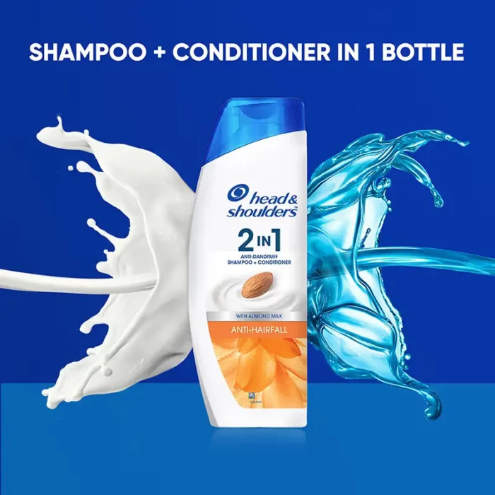 Head and Shoulders Anti Dndruff Shampoo Conditioner Head & Shoulders Anti Hairfall 2 in 1 Anti Dandruff Shampoo + Conditioner (340ml | India)