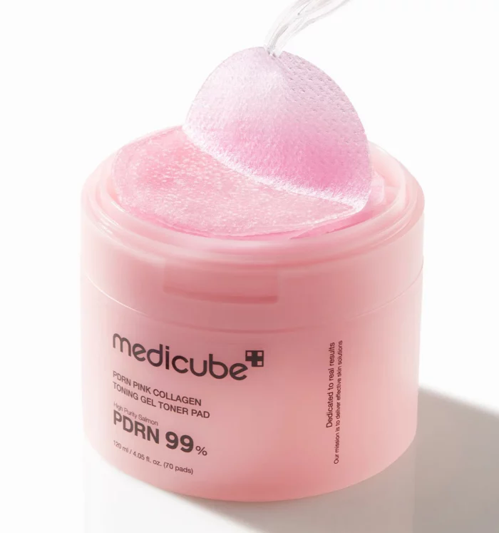 Medicube PDRN Pink Collagen Toning Gel Toner Pad 70pcs
