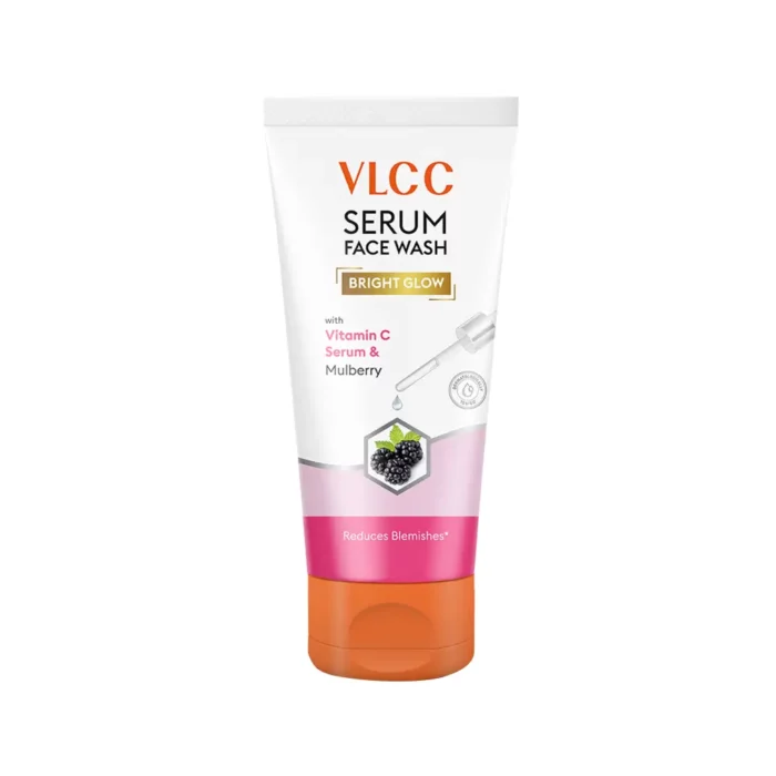 VLCC Bright Glow Serum Face Wash with Vitamin C Serum & Mulberry