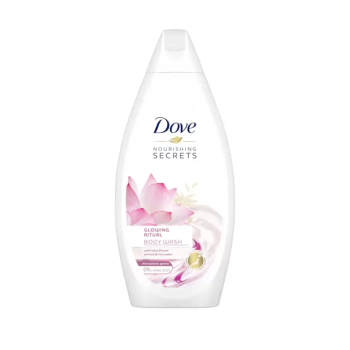 DOVE Glowing Ritual Body Wash with Lotus Flower Extract and Rice Wate DOVE Glowing Ritual Body Wash with Lotus Flower Extract and Rice Wate