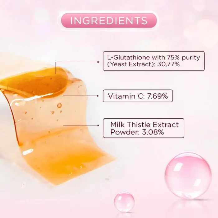 ESTHER FORMULA Lyuh Esther Glutathione Direct 5X Ingredients