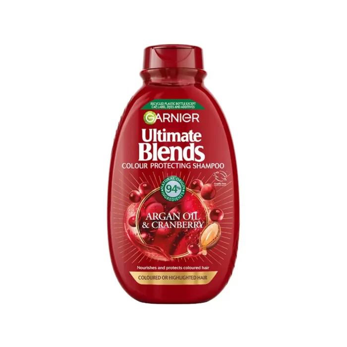 Garnier Ultimate Blends Argan Oil & Cranberry Colour Protecting Shampoo Garnier Ultimate Blends Argan Oil & Cranberry Colour Protecting Shampoo