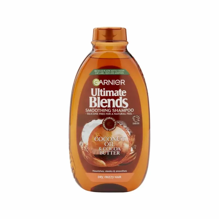 Garnier Ultimate Blends Coconut Oil & Cocoa Butter Smoothing Shampoo Garnier Ultimate Blends Coconut Oil & Cocoa Butter Smoothing Shampoo