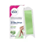 Veet Professional Wax Strips with Aloe Vera and Green Tea - 20 Strips Veet Professional Wax Strips with Aloe Vera and Green Tea - 20 Strips
