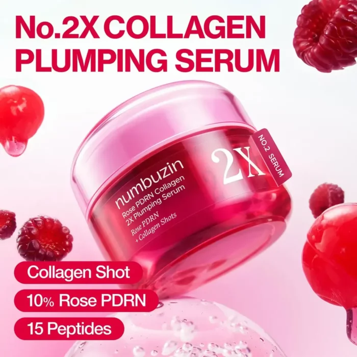 Numbuzin Rose PDRN Collagen 2X Plumping Serum