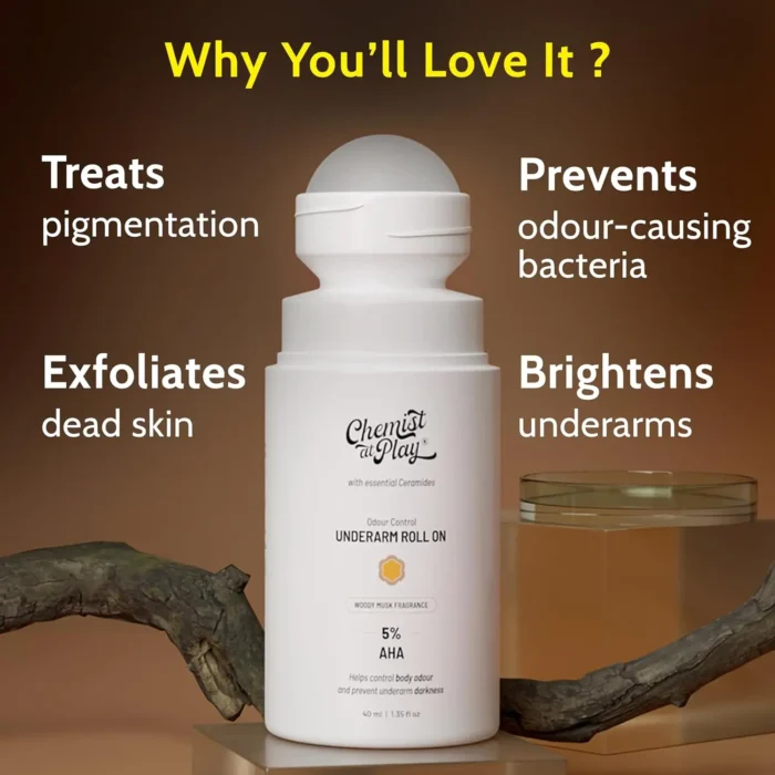 Chemist at Play Woody Mush Fragrance UnderArm Roll-On