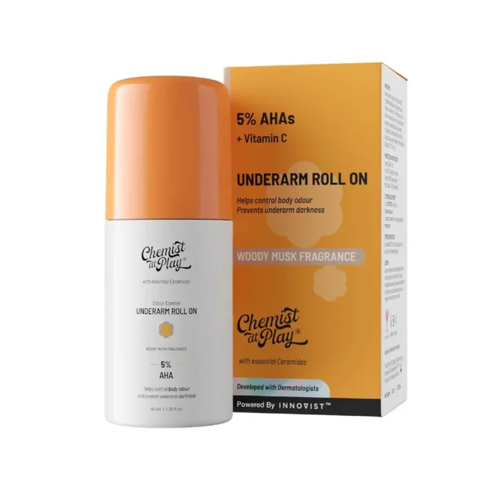 Chemist at Play UnderArm Roll-On Woody Mush Fragrance