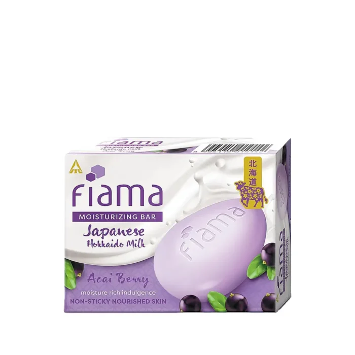Fiama Japanese Hokkaido Milk Bar Acai Berry 125g