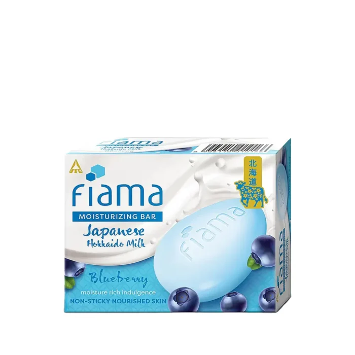 Fiama Japanese Hokkaido Milk Bar Blue Berry 125g