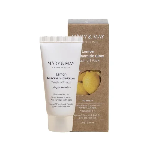 Mary & May Lemon Niacinamide Glow Wash Off Pack 30g Mary & May Lemon Niacinamide Glow Wash Off Pack 30g