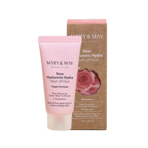 Mary & May Rose Hyaluronic Hydra Wash Off Pack 30g Mary & May Rose Hyaluronic Hydra Wash Off Pack 30g