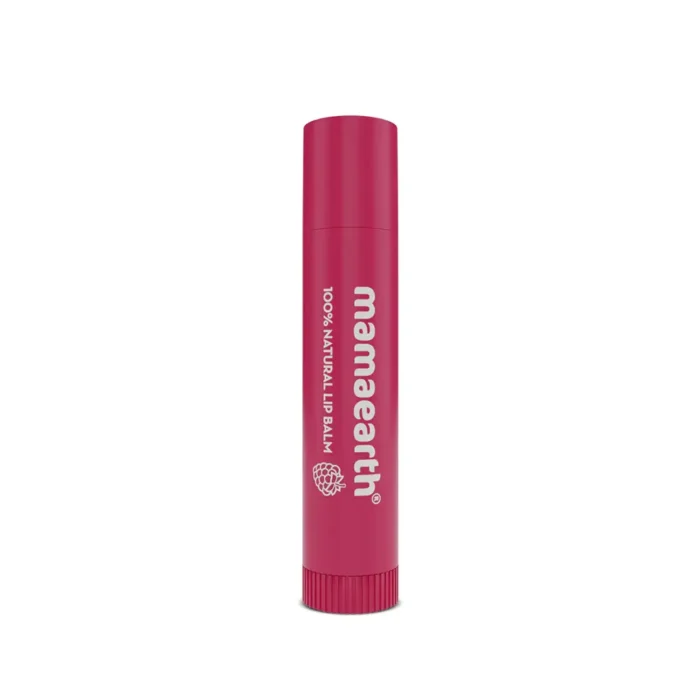 Mamaearth Nourishing Tinted Natural Lip Balm with Vitamin E and Raspberry