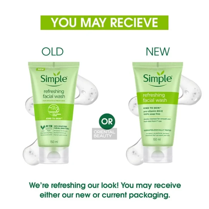 SIMPLE Refreshing Facial Wash New SIMPLE Refreshing Facial Wash New